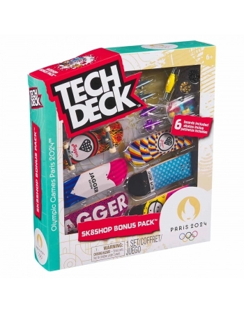 TECH DECK SHOP BONUS PACK COM 6 SORTIDO 2892