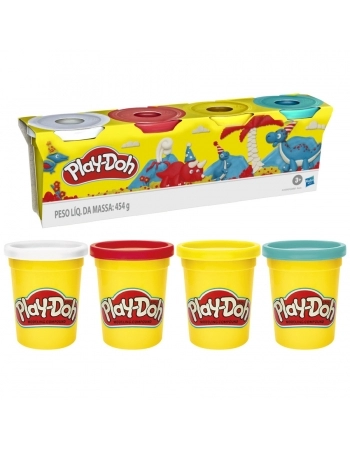 PLAY DOH 4 POTES SORTIDO G0861