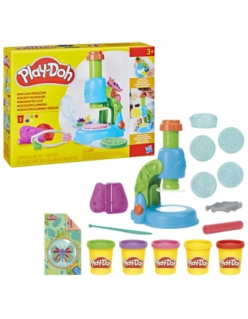 PLAY DOH MICROSCOPIO ILUMINAR E REVELAR G0494