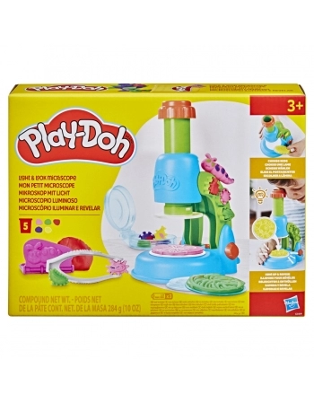 PLAY DOH MICROSCOPIO ILUMINAR E REVELAR G0494