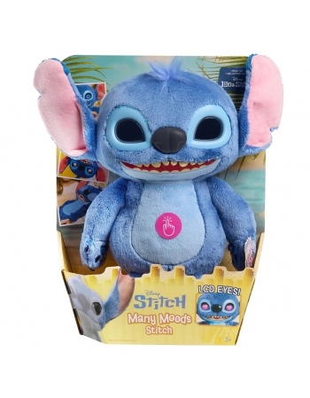 STITCH PELUCIA INTERATIVA COM OLHOS EMOTIVOS 4578