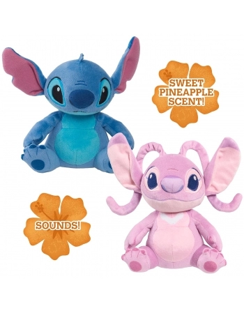 STITCH PELUCIA COM CHEIRO E SOM SORTIDA 4573