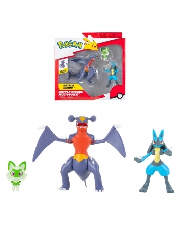 POKEMON MULTIPACK 3 FIGURAS CAMPEAS 5018