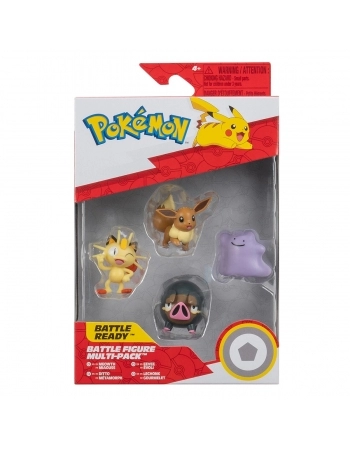 POKEMON MULTIPACK 4 FIGURAS TIPO NORMAL 5013