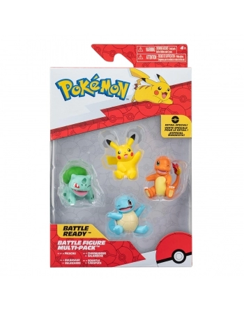 POKEMON MULTIPACK 4 FIGURAS GERACAO 1 5011