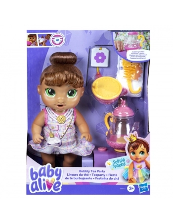 BABY ALIVE FESTINHA DO CHA SOPHIA SPARKLE MORENA G0609