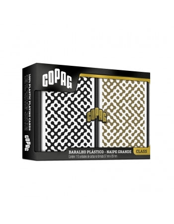 BARALHO PLÁSTICO CLASS (ESTOJO COM 2 BARALHOS) 91677