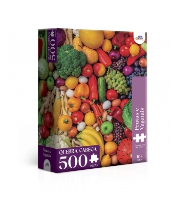 P. 500 PÇS FRUTAS E VEGETAIS 8086