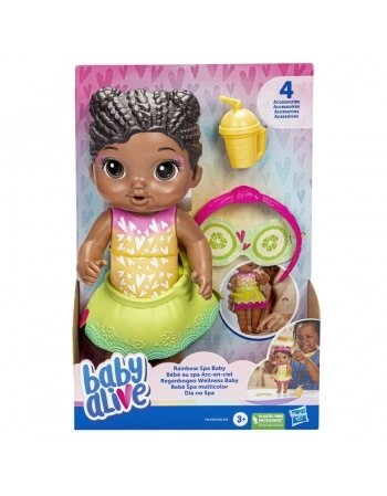 BABY ALIVE RAINBOW SPA BABY BLKH F5619