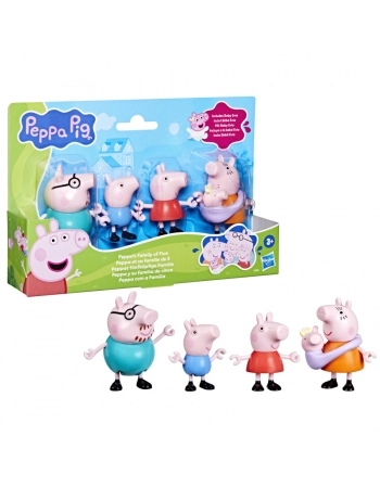 PEPPA PIG FAMILIA NOVO PACK COM 5 G0506