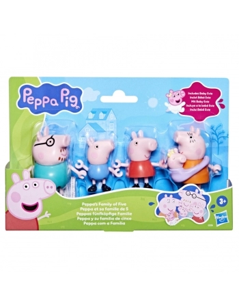 PEPPA PIG FAMILIA NOVO PACK COM 5 G0506