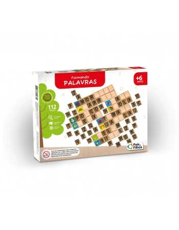 JOGO FORMANDO PALAVRAS MADEIRA 2906