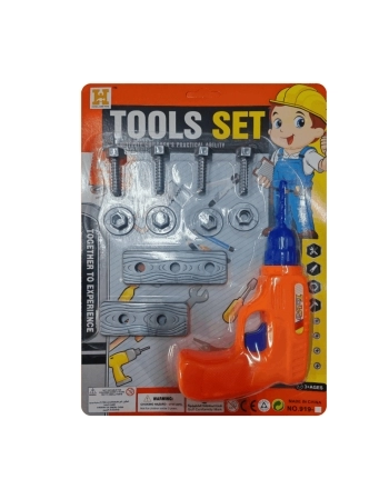 FAZ DE CONTA TOOLS SET CHAVE DE FENDA/RODA SORTIDO TGFR002