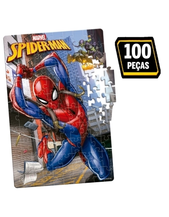P. 100 PEÇAS HOMEM ARANHA 8013