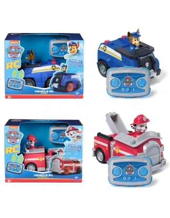 PATRULHA CANINA CONTROLE VEÍCULO 1:24 COM FIGURA E REMOTO SORTIDO 3598