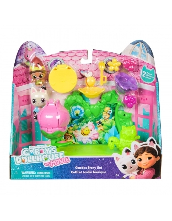 GABBYS DOLLHOUSE FILME PLAYSET JARDIM DE CRISTAL 4801