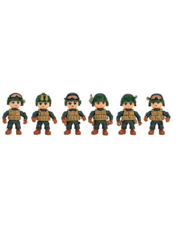 BONECO SOLDADOS COM ACESSÓRIOS SORTIDO TGBN019