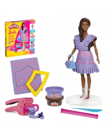PLAY DOH BONECA BARBIE FASHIONISTA G1359