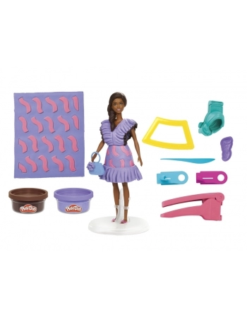 PLAY DOH BONECA BARBIE FASHIONISTA G1359