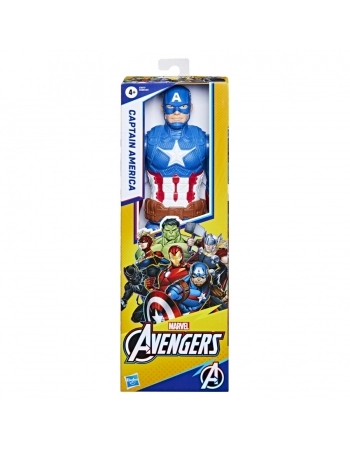 AVENGERS F12" TITAN HERO BLAST GEAR CAPITÃO AMÉRICA E7877