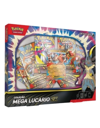 POKÉMON - BOX COLEÇÃO MEGA LUCARIO EX 35576
