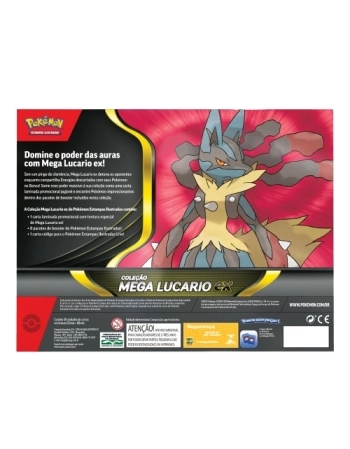POKÉMON - BOX COLEÇÃO MEGA LUCARIO EX 35576