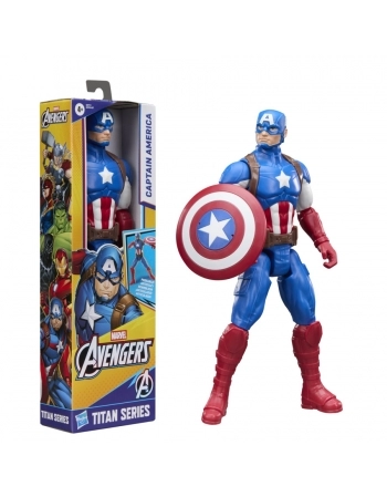 AVENGERS FIGURA TITAN CAPITAO AMERICA NOVO G2771