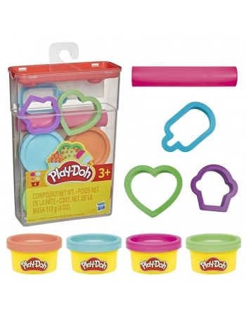 PLAY DOH CONJUNTO DE FORMAS E POTES SORTIDO G2487