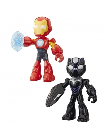 PLK IRON MAN FIGURA GIGANTE HOMEM DE FERRO E PANTERA NEGRA SORTIDO G2023