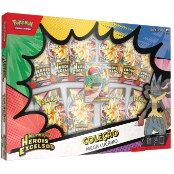 POKÉMON - BOX COLEÇÃO MEGA LUCARIO EX & MEGA GARDEVOIR SORTIDO 36434