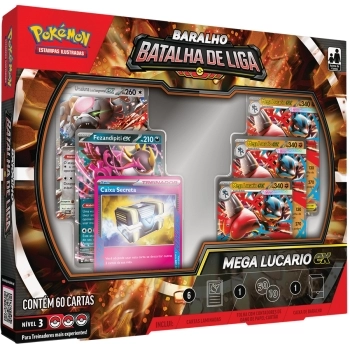 POKÉMON - BARALHO BATALHA DE LIGA M. LUCARIO EX 37268