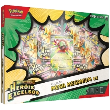 POKÉMON - BOX COLEÇÃO MEGA MEGANIUM/EMBOAR/FERALIGATOR SORTIDO 36657