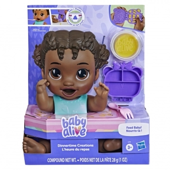 BABY ALIVE HORA DO JANTAR TILLY NEGRA G2790