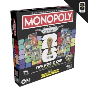 JOGO MONOPOLY PANINI PRIZM FIFA EDITION CORE GAME (LEGENDS + 2026 WC STARS) G2633