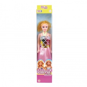VALERIA LIFE STYLE - FASHION DOLL COM ROUPAS SORTIDAS TGBN008