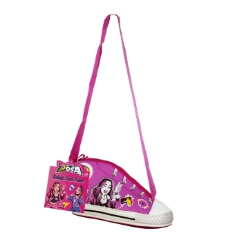 BOLSA TENIS ZÍPER DOS ROSA - EMILLY VICK 2285