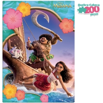 PÇS. 200 QUEBRA-CABEÇAS MOANA 8099