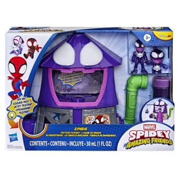 PLK SPIDEY SAF SYMBIE BUBBLING PLAYSET G1990