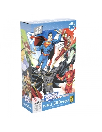 P. 500 PÇS LIGA DA JUSTIÇA 2.0