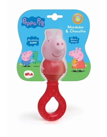 MORDEDOR E CHOCALHO PEPPA PIG - PEPPA