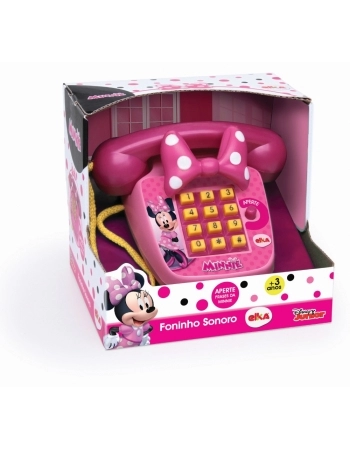 TELEFONE FONINHO SONORO MINNIE 1061