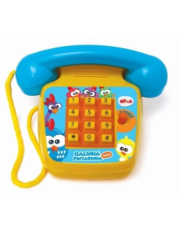 TELEFONE SONORO GALINHA PINTADINHA 1087