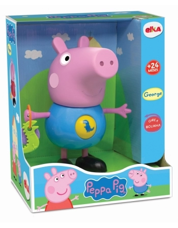 BONECO PEPPA PIG COM ATIVIDADES - GEORGE