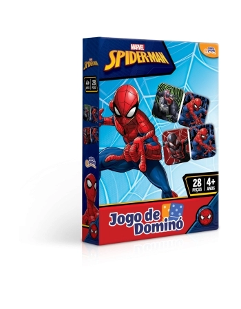 JOGO DE DOMINÓ HOMEM ARANHA