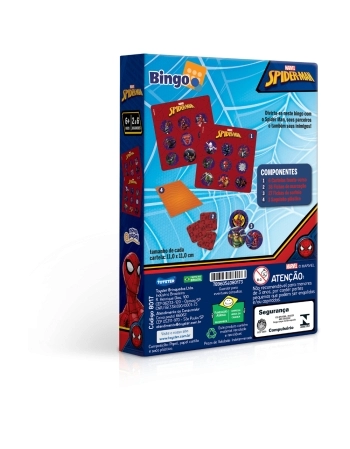 JOGO BINGO HOMEM ARANHA 8017