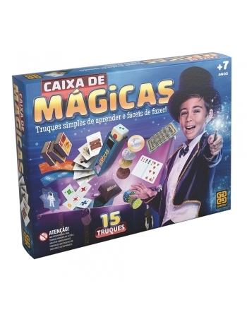 JOGO CAIXA DE MÁGICAS - 12 TRUQUES