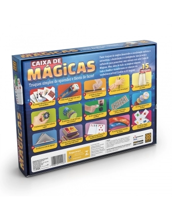 JOGO CAIXA DE MÁGICAS - 12 TRUQUES 1428