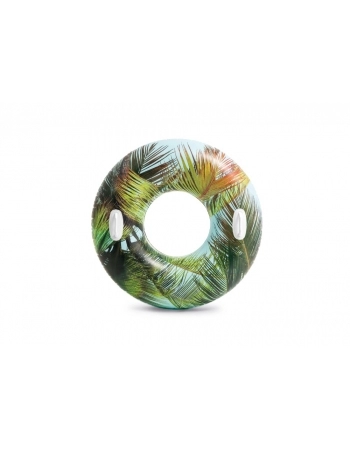 BÓIA INFL TRANSPARENTE COLORIDA GRANDE 58263