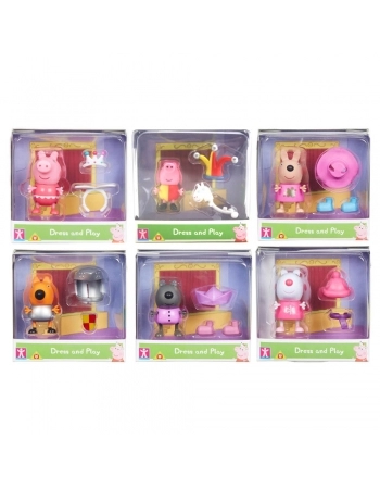PEPPA PIG FIGURA COM ROUPINHAS SORTIDA