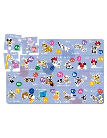 MONTANDO O ALFABETO DE A A Z MICKEY 8019